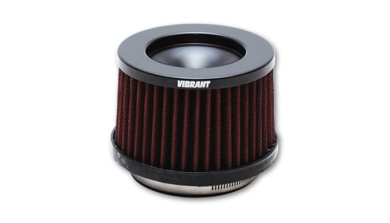 Vibrant The Classic Perf Air Filter 4.75in O.D. Cone x 3 - 1/2in Tall x 3in inlet I.D. Turbo Outlets - Vibrant
