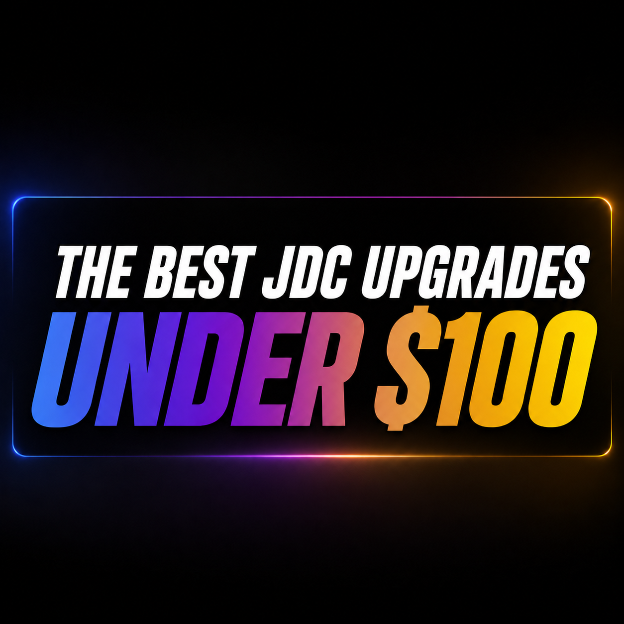 The Best JDC Car Mods Under $100