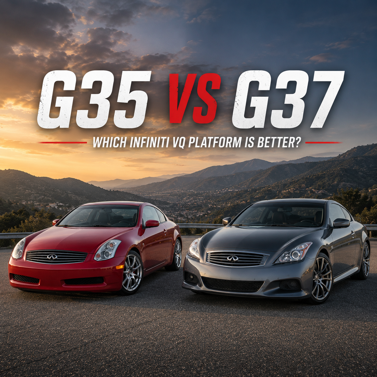 INFINITI G35 VS INFINITI G37