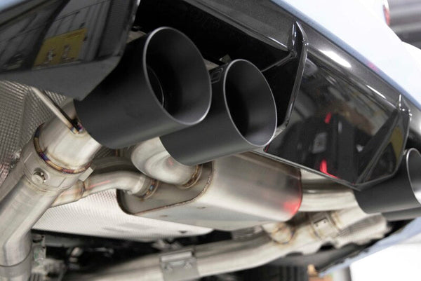 Close Up Of Exhaust Tips & Muffler