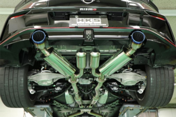 HKS Exhaust Kit Installed On Nismo Nissan Z