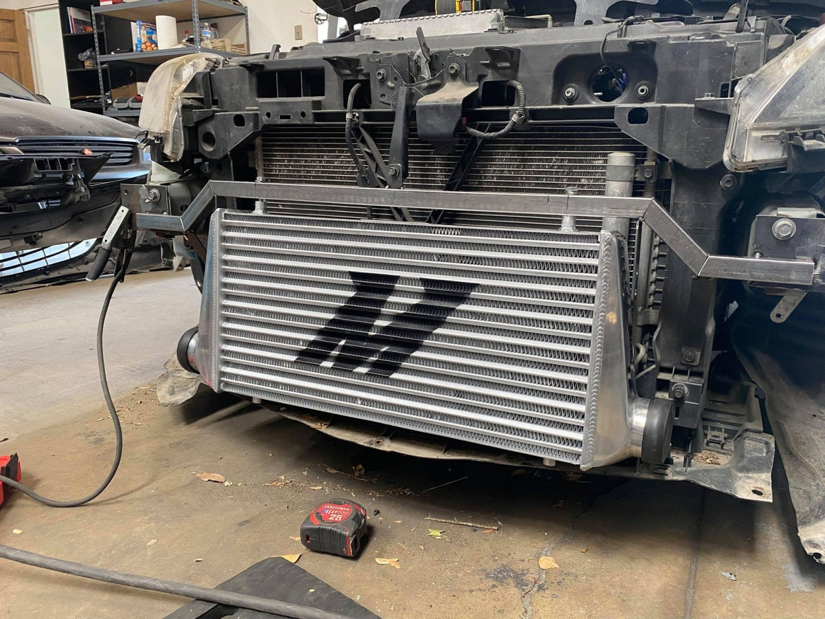 Mishimoto Radiator Installed In Engine Bay