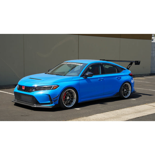 Light Blue Honda Civic Type R Lowered With WIng