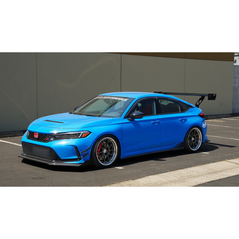Light Blue Honda Civic Type R Lowered With WIng