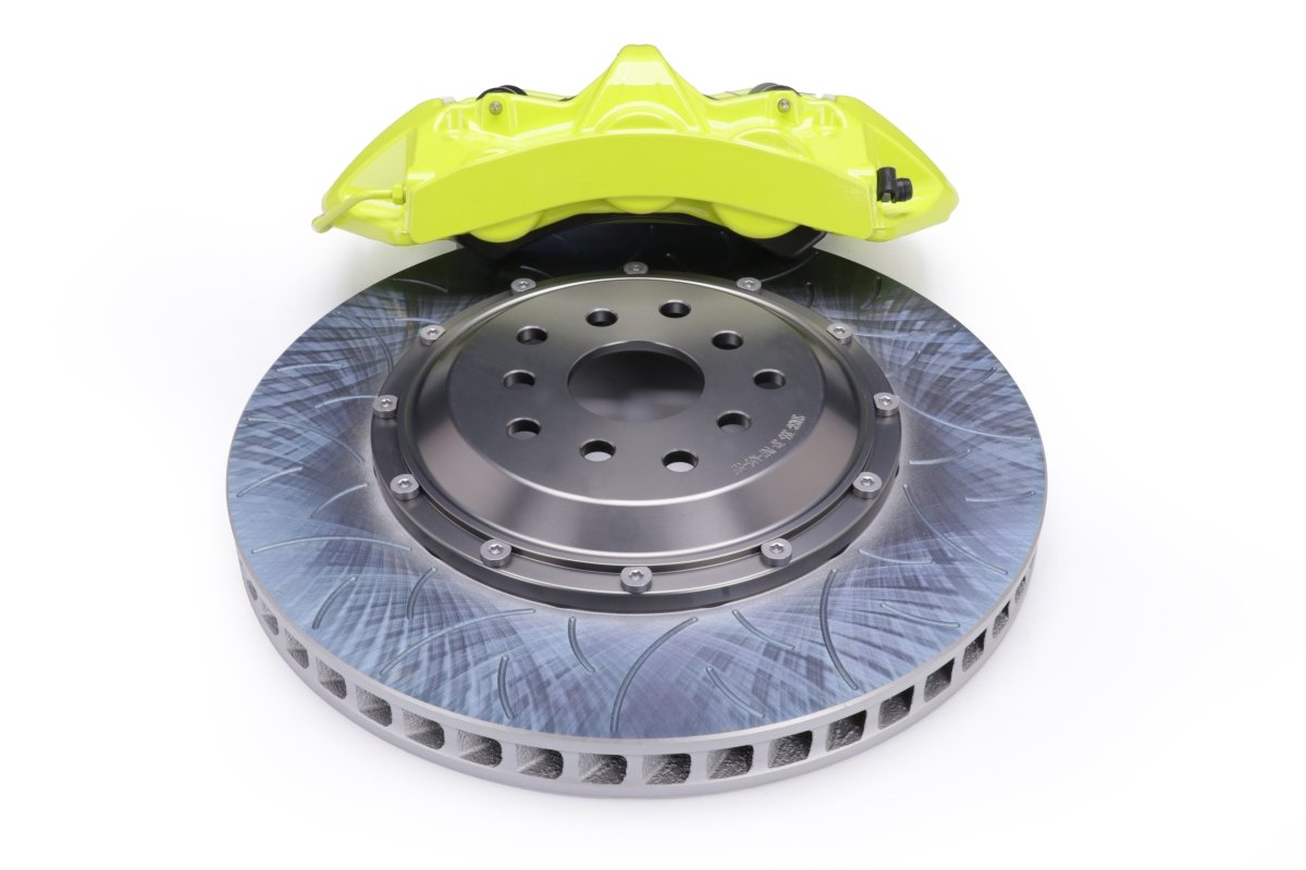 Brake Caliper & Rotor In White Studio Environment