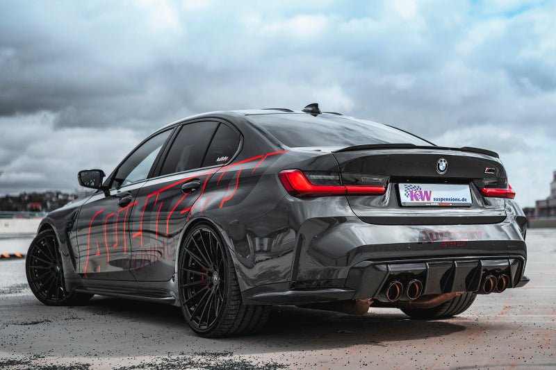 KW Livery On Grey BMW Sedan