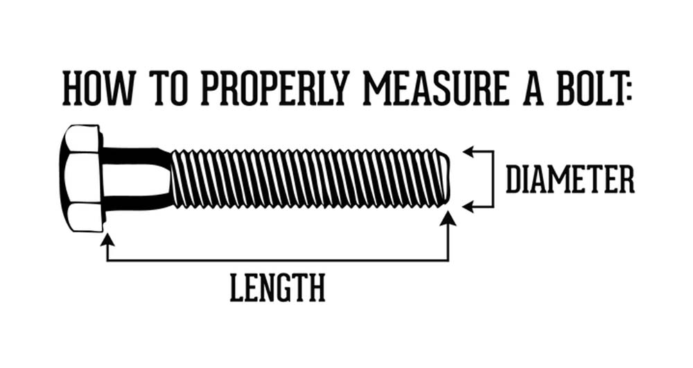 How to accurately measure metric bolts and nuts
