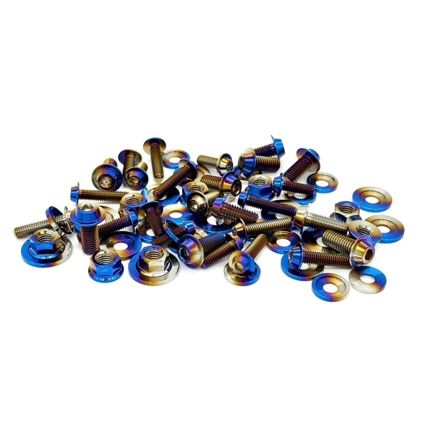 Pile of JDC Titanium Bolts