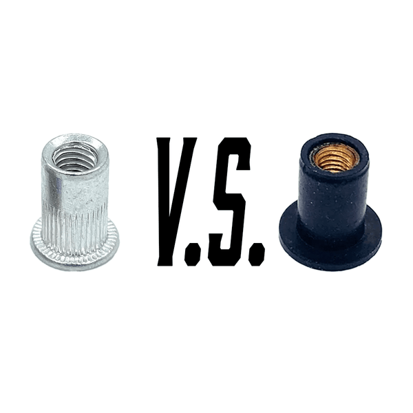 Rubber Well Nuts V.S. Metal Rivet Nuts