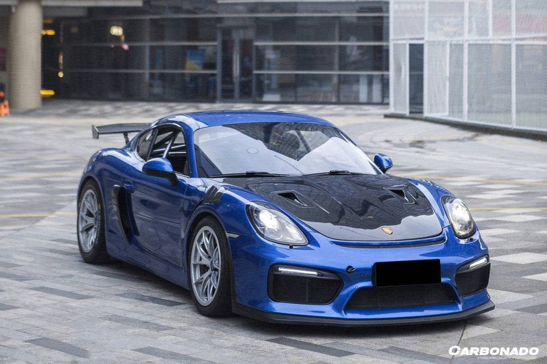 Carbonado 2012-2016 Porsche 981 Boxster | Cayman GT4 Style Front Bumper
