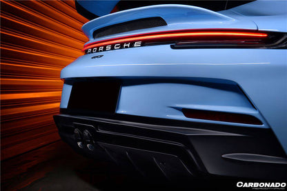 Carbonado 2019-2024 Porsche 911 992 Carrera  S  4  4S  Targa  Cabriolet GT3 Style Rear Bumper