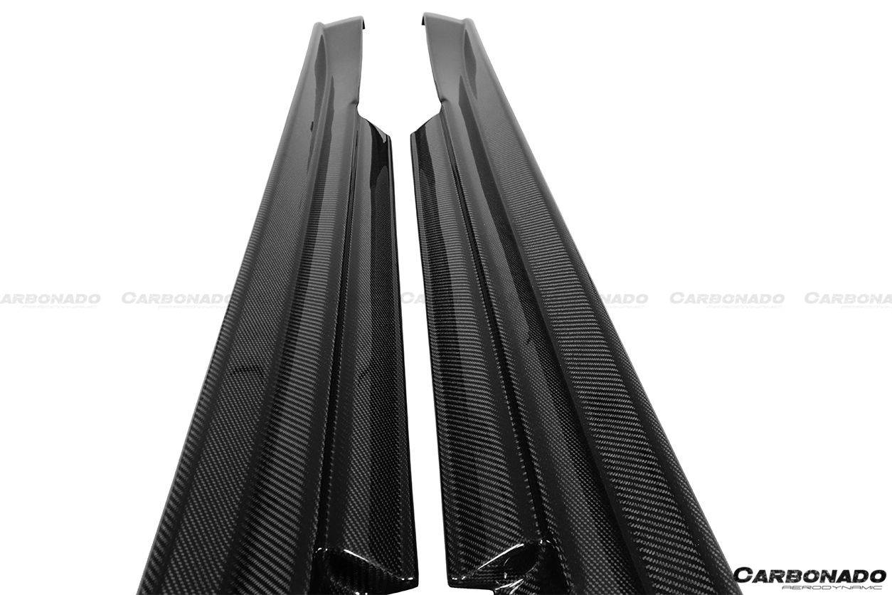 Carbonado ZEL Style Carbon Fiber Side Skirts | 2008-2016 Nissan GTR R35