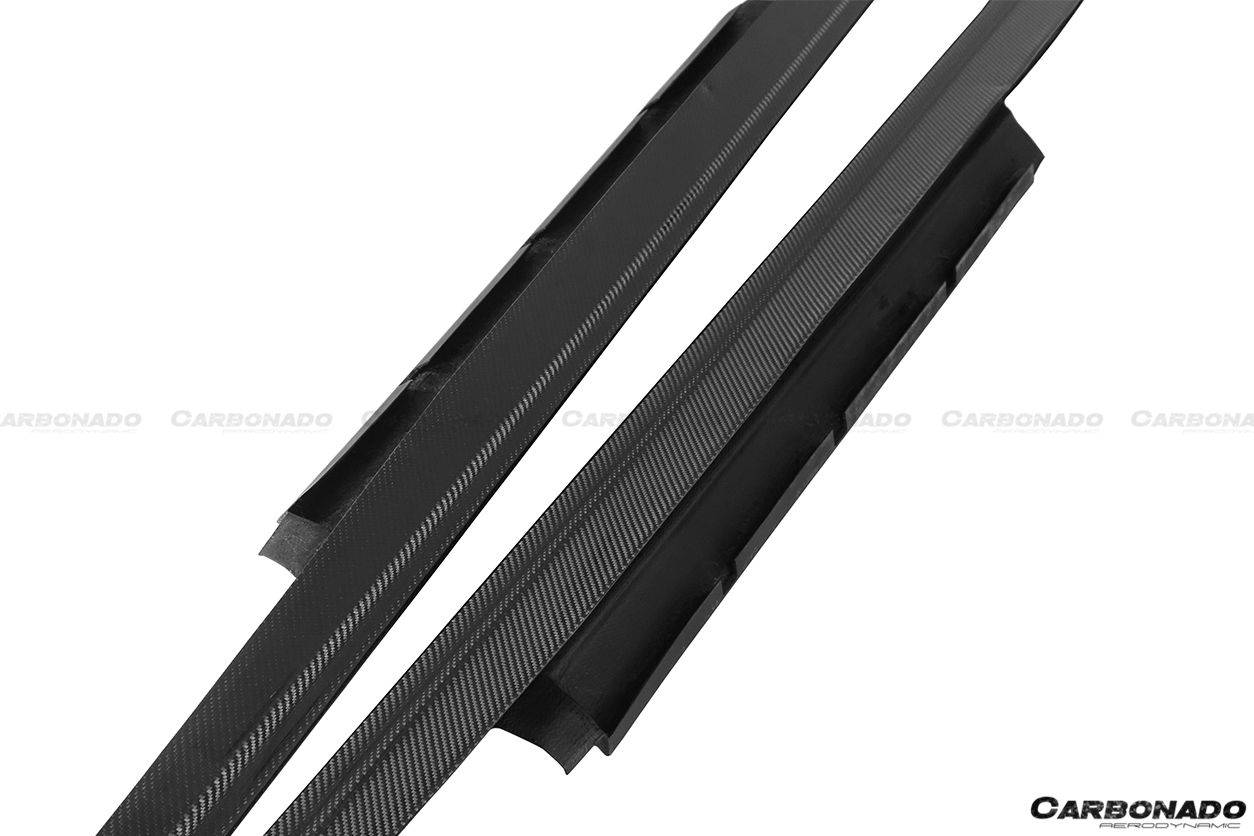 Carbonado ZEL Style Carbon Fiber Side Skirts | 2008-2016 Nissan GTR R35