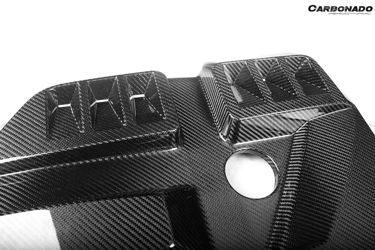 Carbonado Dry Carbon Fiber Engine Cover | 2021-UP BMW M3/M4