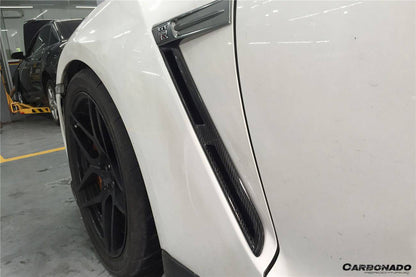 Carbonado 2008-2023 Nissan GTR R35 CBA/DBA/EBA OEM Style Carbon Fiber Fender Vents
