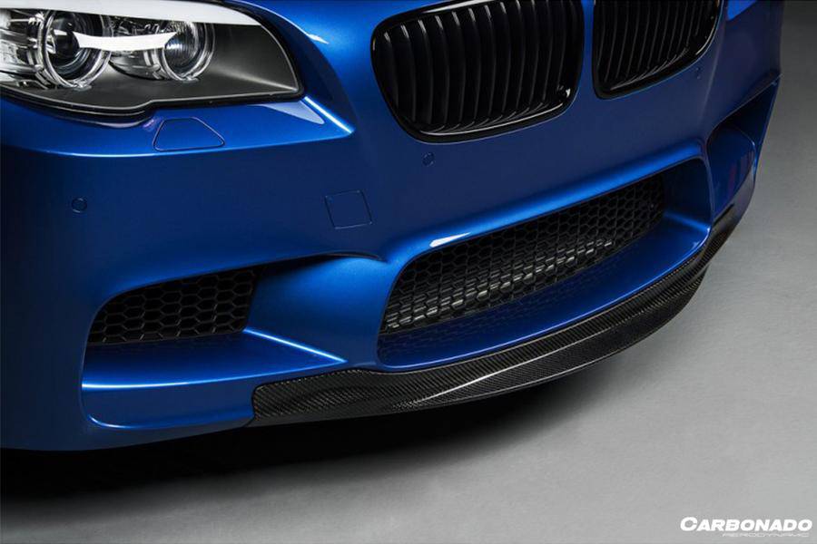 Carbonado 2011-2016 BMW M5 F10 RK Style Carbon Fiber Front Lip