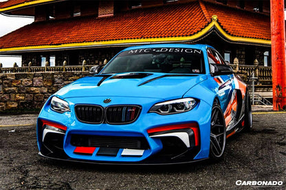 Carbonado 2016-2020 BMW M2 F87 VR Style Partial Carbon Fiber Wide Full Body kit