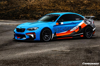 Carbonado 2016-2020 BMW M2 F87 VR Style Partial Carbon Fiber Wide Full Body kit