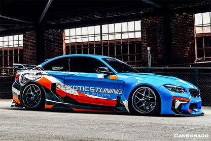 Carbonado 2016-2020 BMW M2 F87 VR Style Partial Carbon Fiber Wide Full Body kit