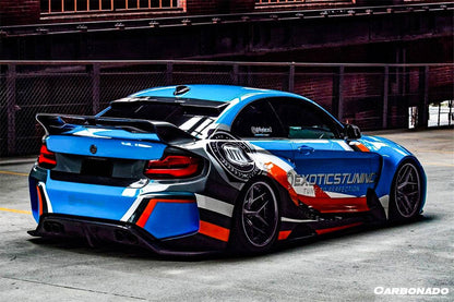 Carbonado 2016-2020 BMW M2 F87 VR Style Partial Carbon Fiber Wide Full Body kit