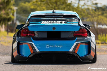 Carbonado 2016-2020 BMW M2 F87 VR Style Partial Carbon Fiber Wide Full Body kit