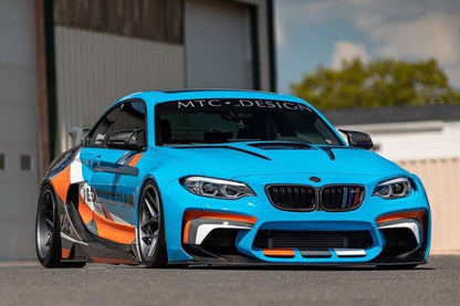 Carbonado 2016-2020 BMW M2 F87 VR Style Partial Carbon Fiber Wide Full Body kit