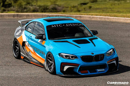 Carbonado 2016-2020 BMW M2 F87 VR Style Partial Carbon Fiber Wide Full Body kit