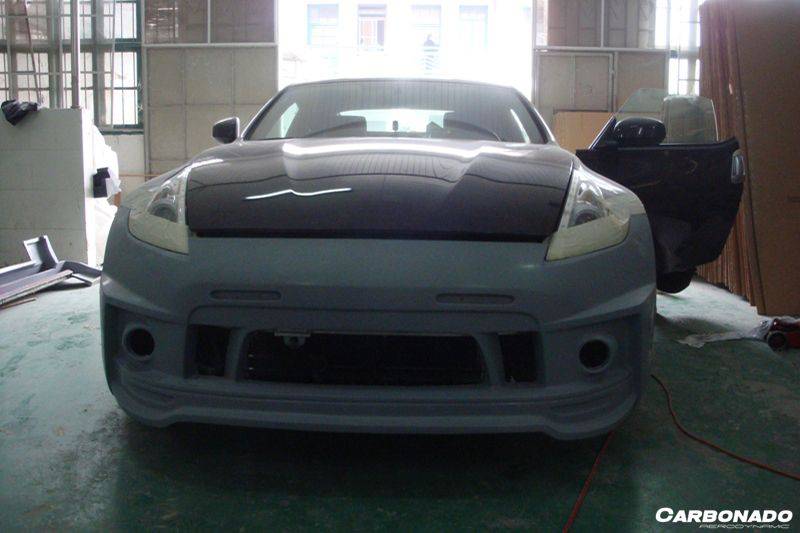 Parachoques delantero estilo BSD para Nissan 370Z Carbonado 2009-2015