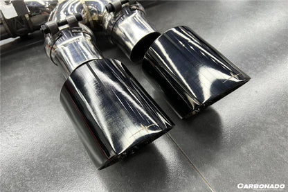 Carbonado 2019-2023 Porsche 911 992 Carrera  S  4  4S  Targa  Cabriolet Exhaust (for GT3 Style Bumper)