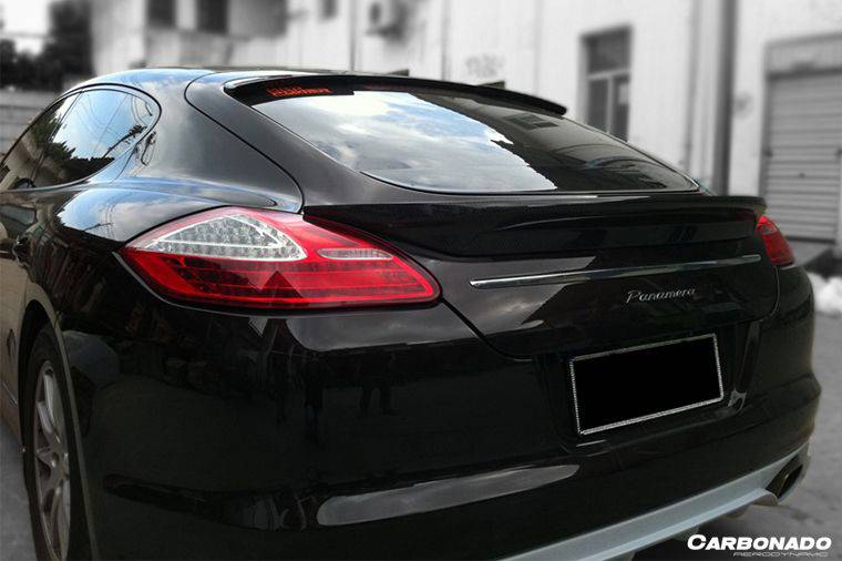 Alerón de maletero de fibra de carbono estilo Porsche Panamera 970.1 TAS Carbonado 2010-2013