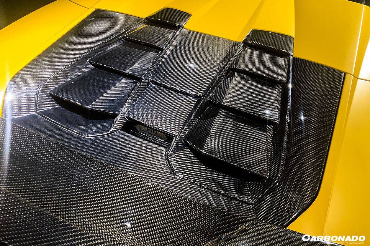 Lamborghini Huracan EVO Spyder Carbonado 2019-2023, estilo OD, con motor de fibra de carbono