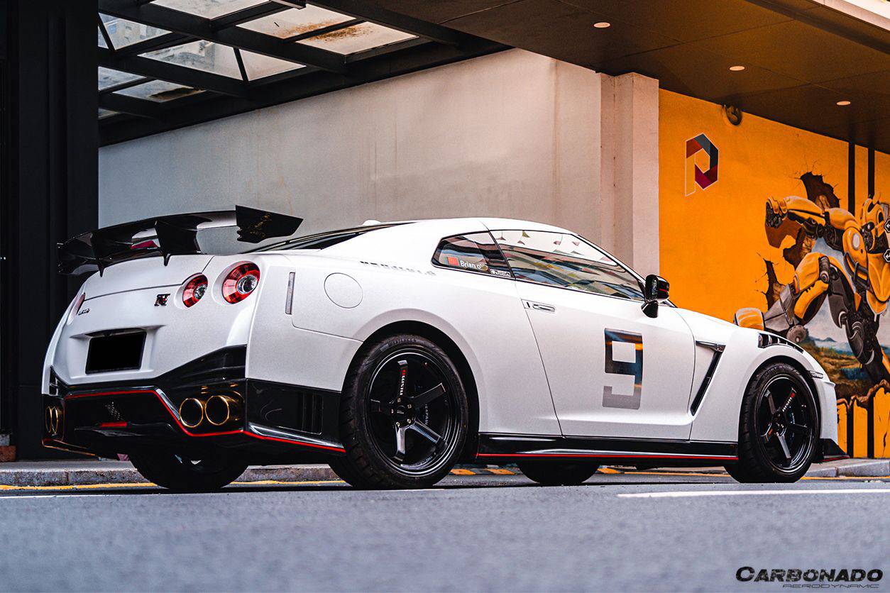 Parachoques trasero estilo NISMO Carbonado 2008-2023 Nissan GTR R35 CBA DBA EBA