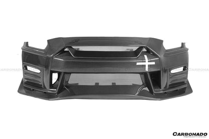 Carbonado 2017-2023 Nissan GTR R35 EBA NISMO Style Front Bumper