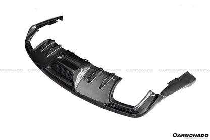 Borde trasero de fibra de carbono estilo Ford Mustang RSH Carbonado 2015-2017