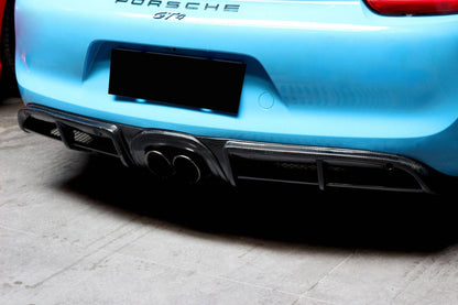 Carbonado 2012-2016 Porsche 981 Boxster  Cayman GT4 Style Rear Diffuser