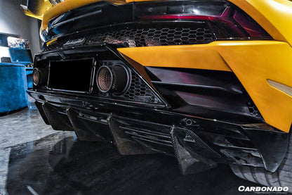 Carbonado 2019-2023 Lamborghini Huracan EVO OD Style Carbon Fiber Rear Diffuser