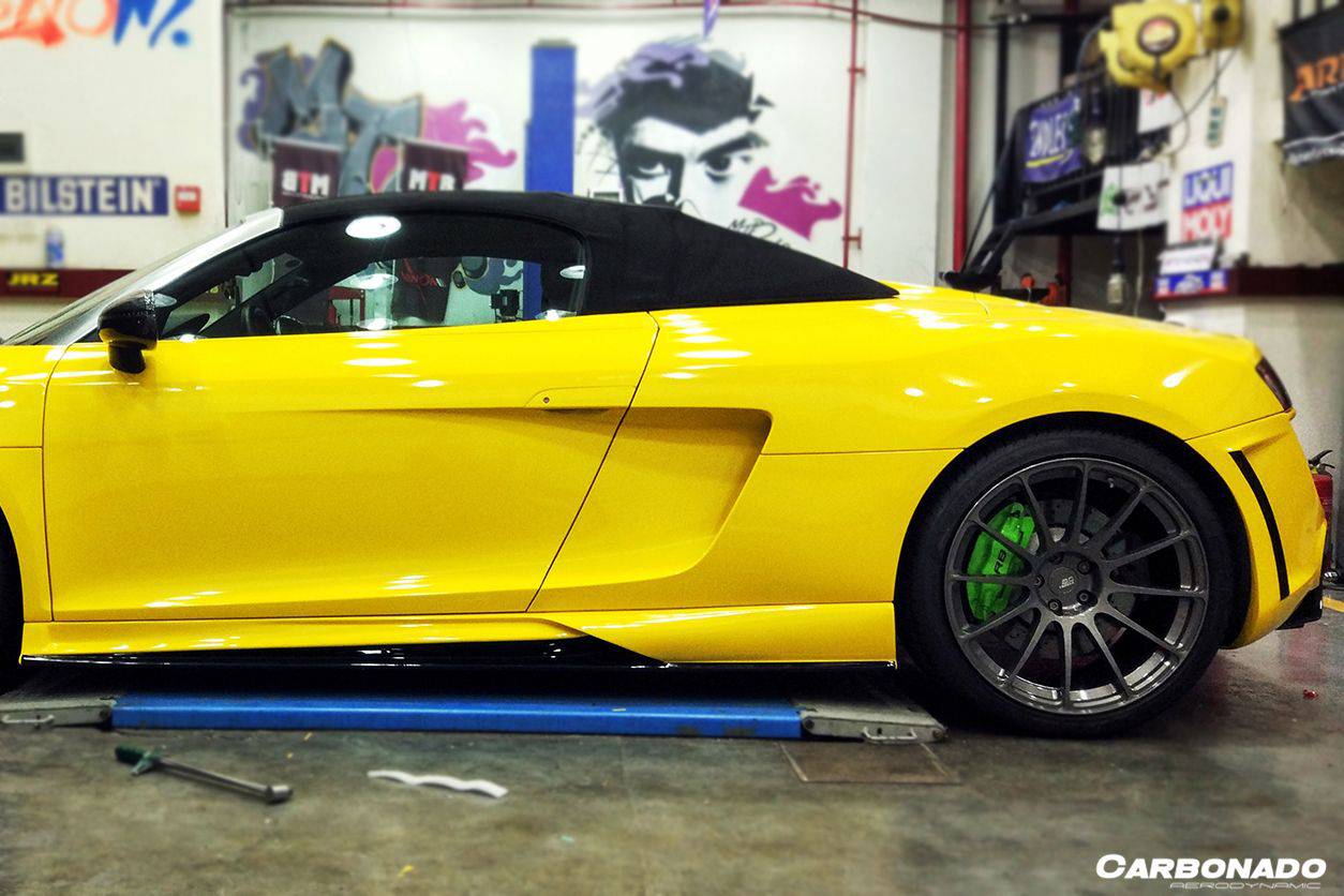 Carbonado 2006-2015 Audi R8 Coupe Spyder DPGT Style Side Skirts
