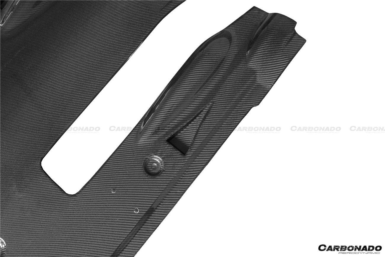 Difusor trasero de fibra de carbono estilo Nissan GTR R35 DBA EBA NISMO (2012-2023) con luz de freno