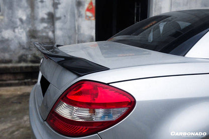 Carbonado 2005-2011 Mercedes Benz SLK R171 RT Style Carbon Fiber Trunk Spoiler