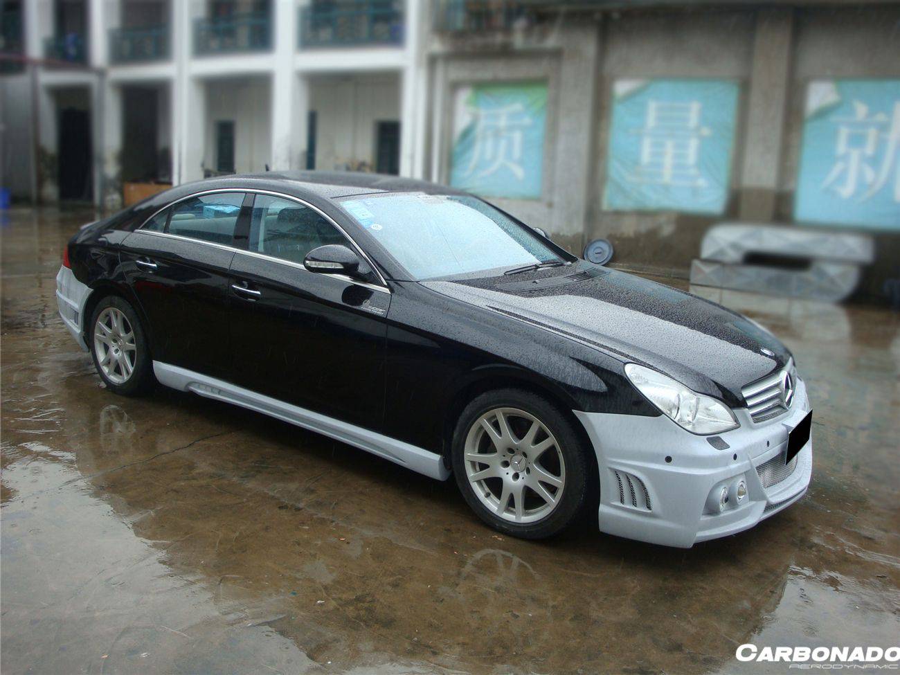 Carbonado 2005-2009 Mercedes Benz W219 Cls Class WI Style Side Skirts