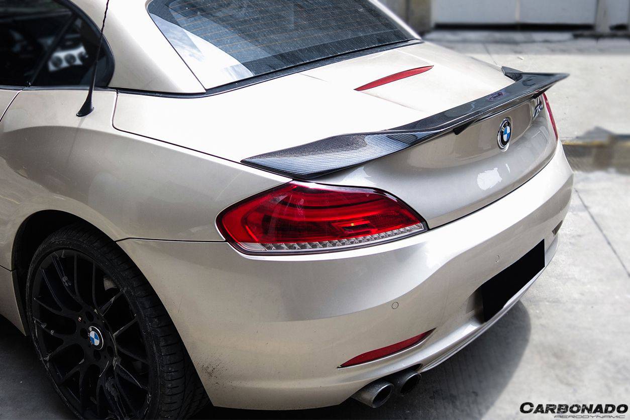 Carbonado 2009-2016 BMW Z4 E89 RT Style Carbon Fiber Trunk Spoiler