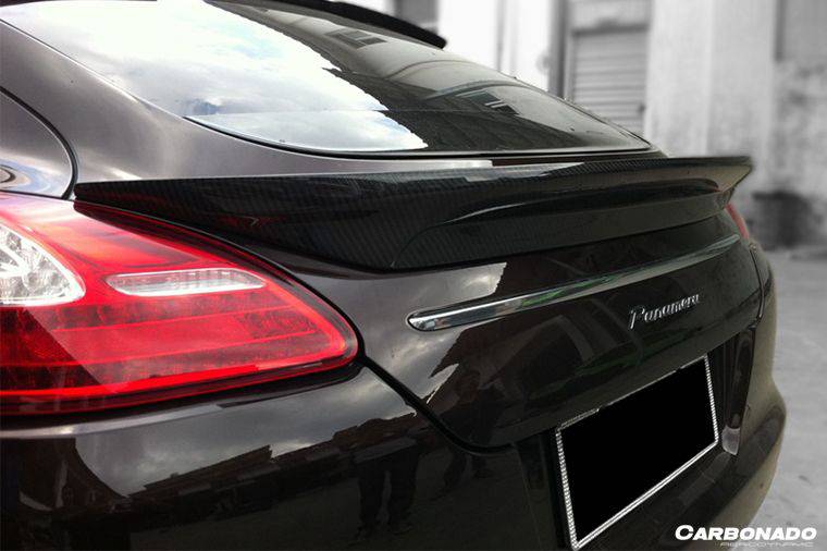 Alerón de maletero de fibra de carbono estilo Porsche Panamera 970.1 TAS Carbonado 2010-2013