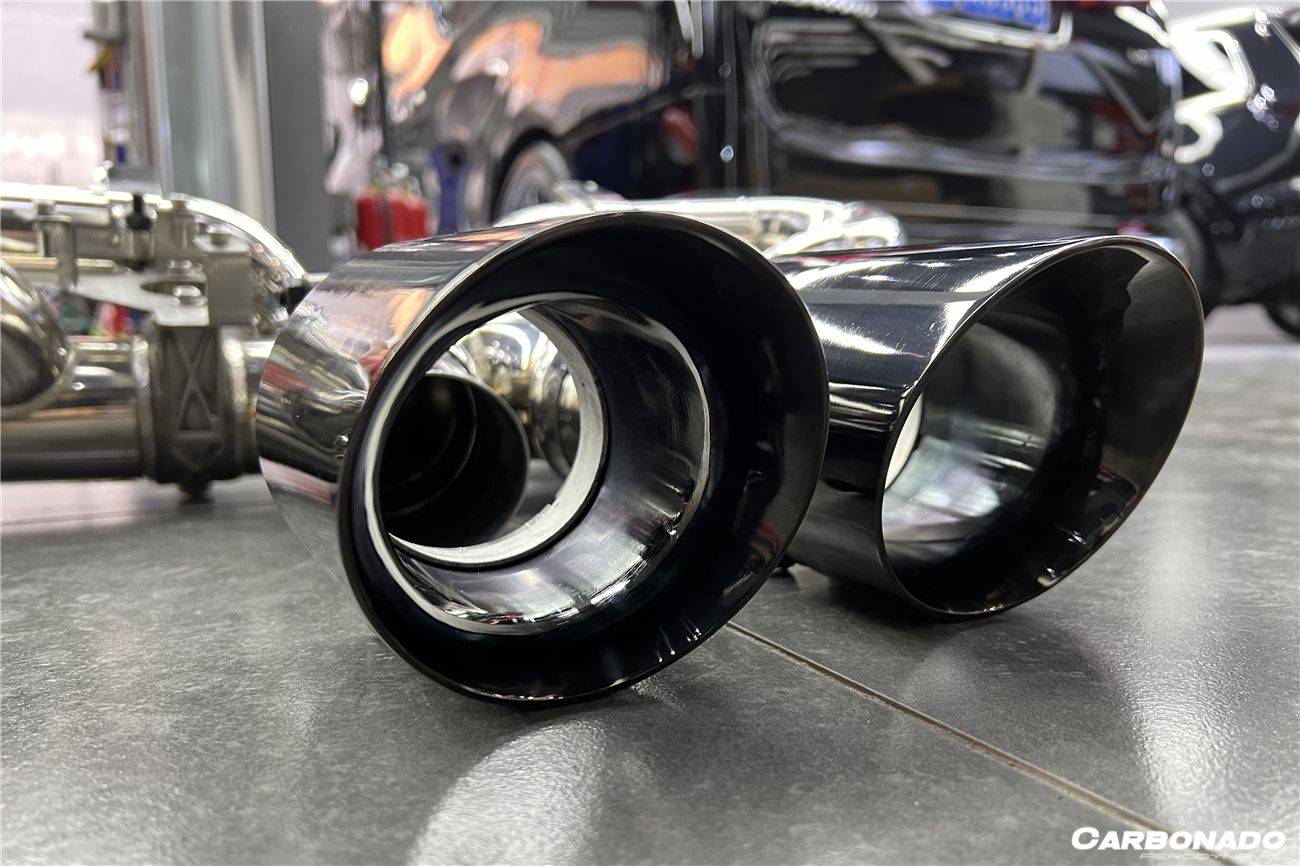 Carbonado 2019-2023 Porsche 911 992 Carrera  S  4  4S  Targa  Cabriolet Exhaust (for GT3 Style Bumper)
