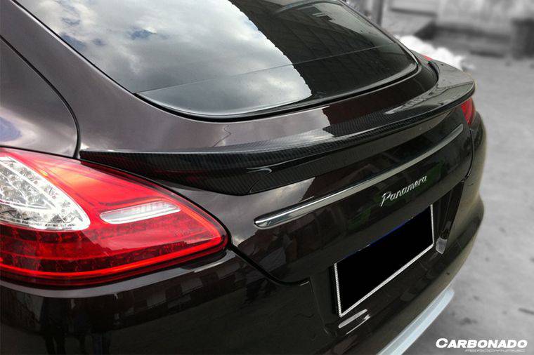 Alerón de maletero de fibra de carbono estilo Porsche Panamera 970.1 TAS Carbonado 2010-2013