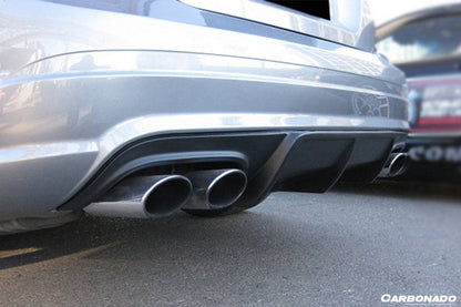 Difusor de fibra de carbono estilo AK para Mercedes Benz W204 C63 AMG Carbonado 2008-2011