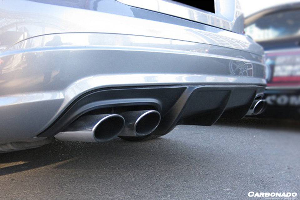 Difusor de fibra de carbono estilo AK para Mercedes Benz W204 C63 AMG Carbonado 2008-2011