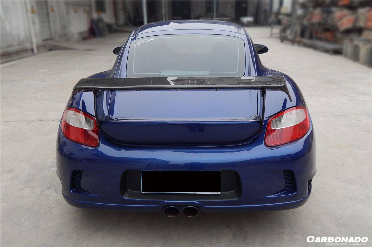 Carbonado TA Style Rear Bumper and Trunk Spoiler | 2005-2008 Porsche Boxster 987