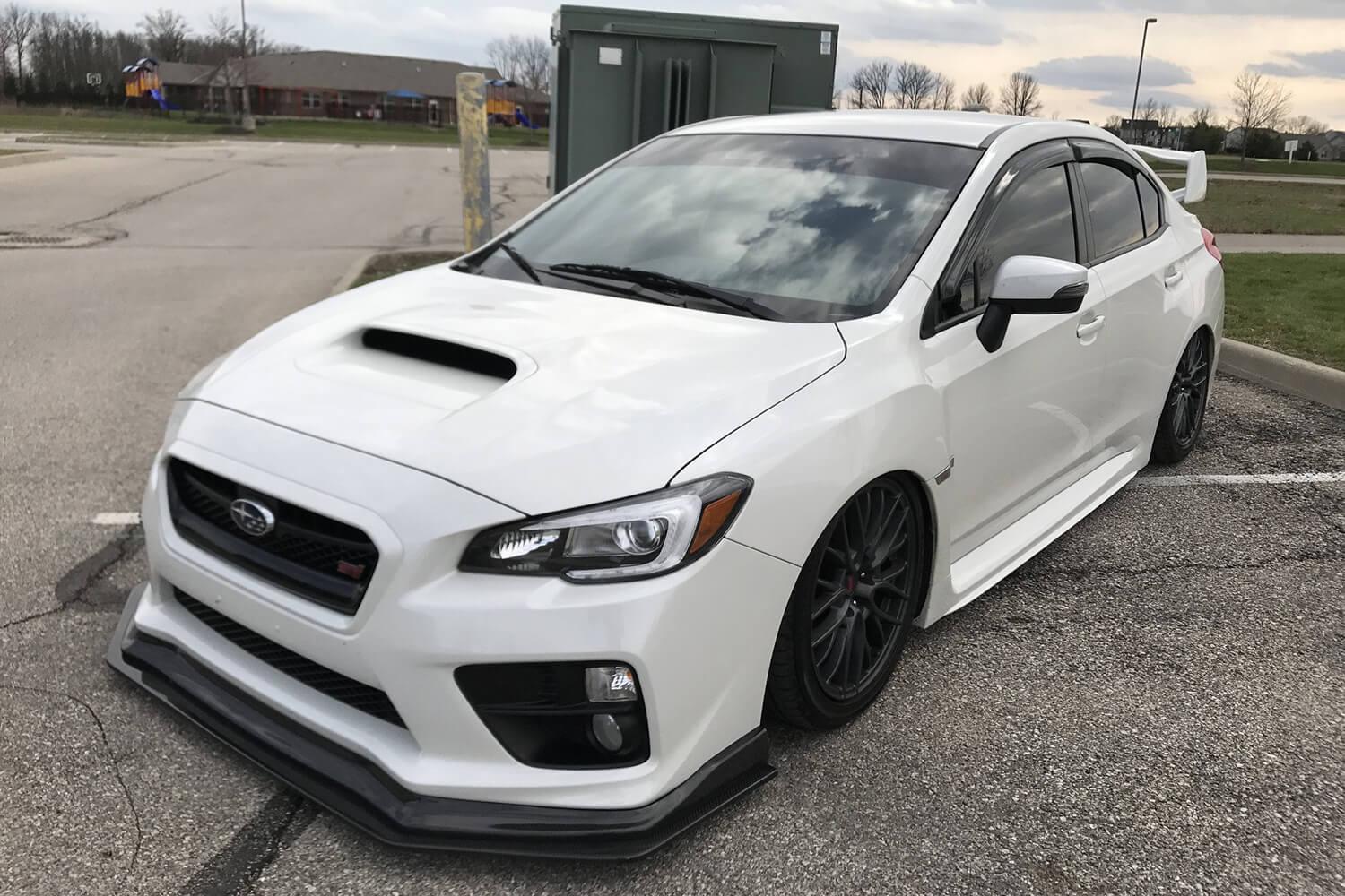 Divisor de fibra de carbono para Subaru WRX/STI 2015-2021 con dinámica de flujo de aire