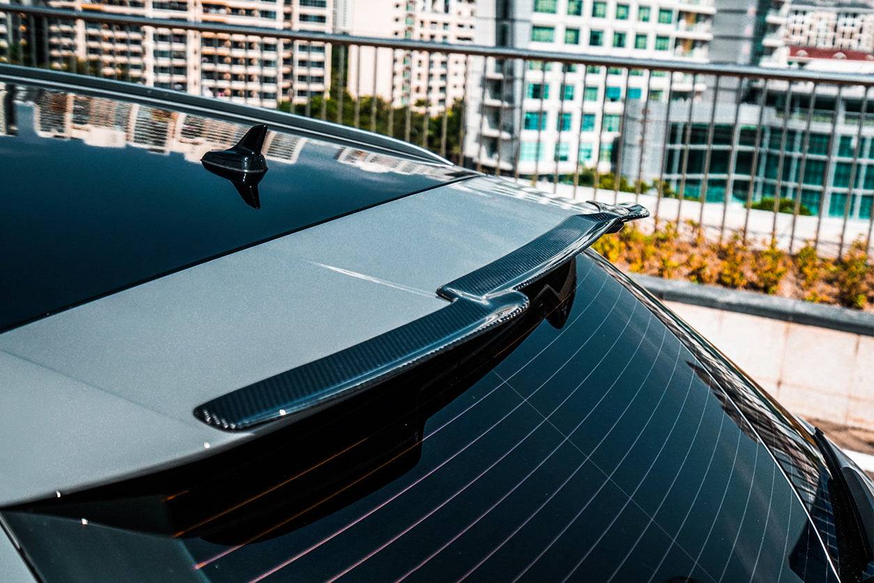 Carbonado 2013-2018 Audi RS6 Avant MN Style Carbon Fiber Roof Spoiler