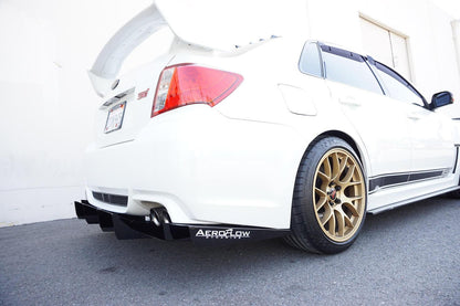 Aeroflow Dynamics Rear Diffuser V2 (2011-2014 Subaru WRX/STI Sedan) - 1